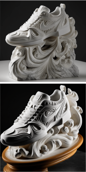 zapatillas de marmol